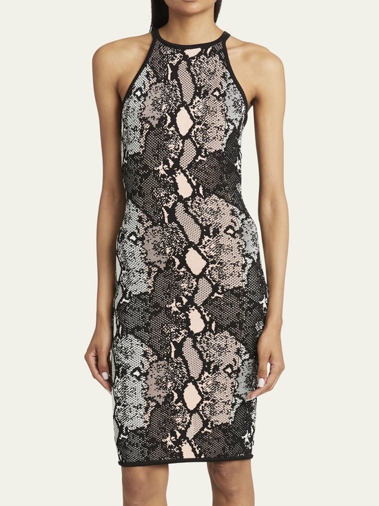 Balmain Dresses & Skirts - Rare BALMAIN Pastel Python Body-Con Dress